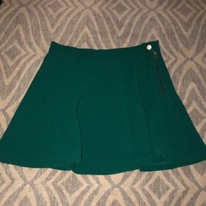 Green Mini Skirt